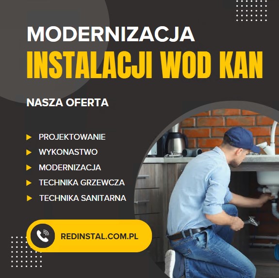 Redinstal – modernizacja instalacji wod-kan